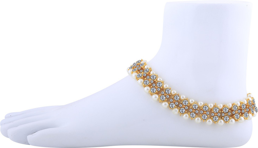 Gold anklets flipkart sales