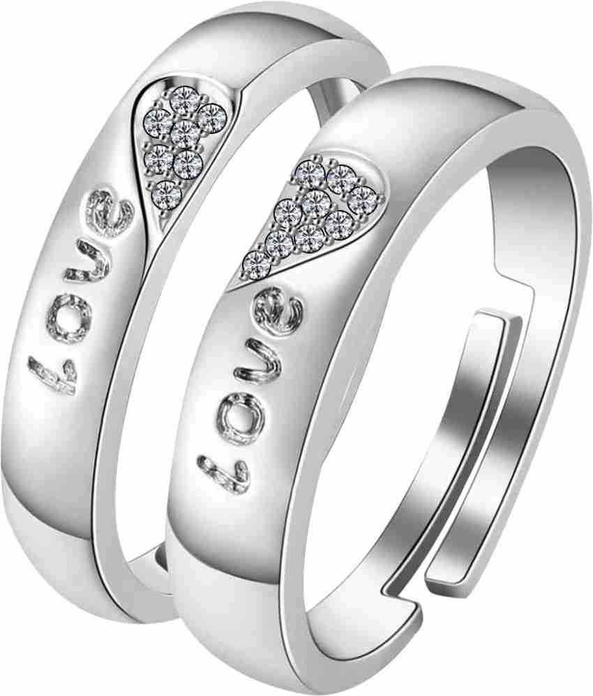 Flipkart silver shop couple ring