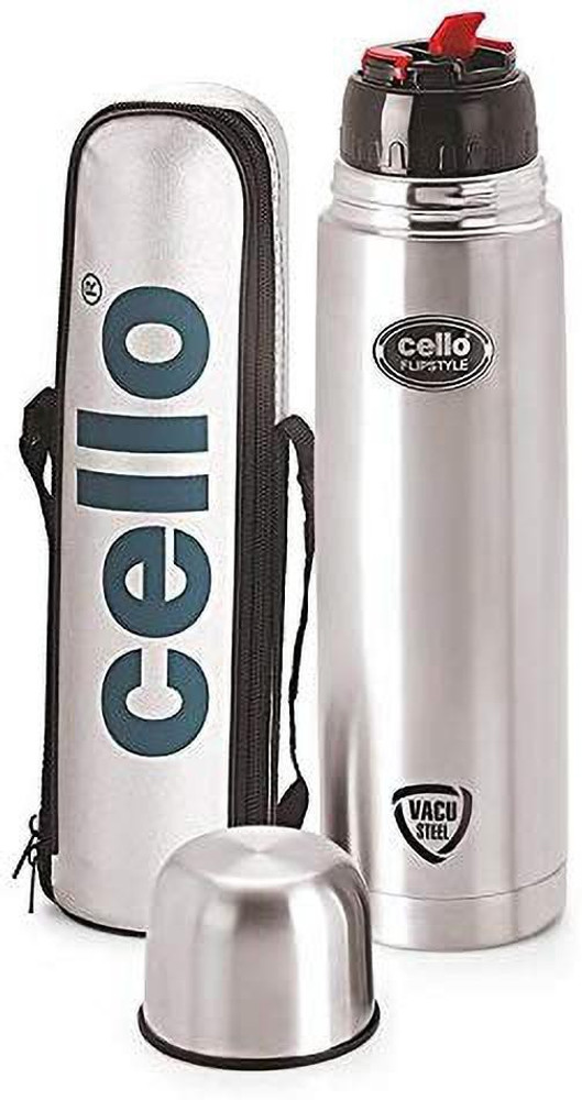 cello FLIP LID THERMOS STEEL FLASK 500 ML 500 ml Bottle Buy