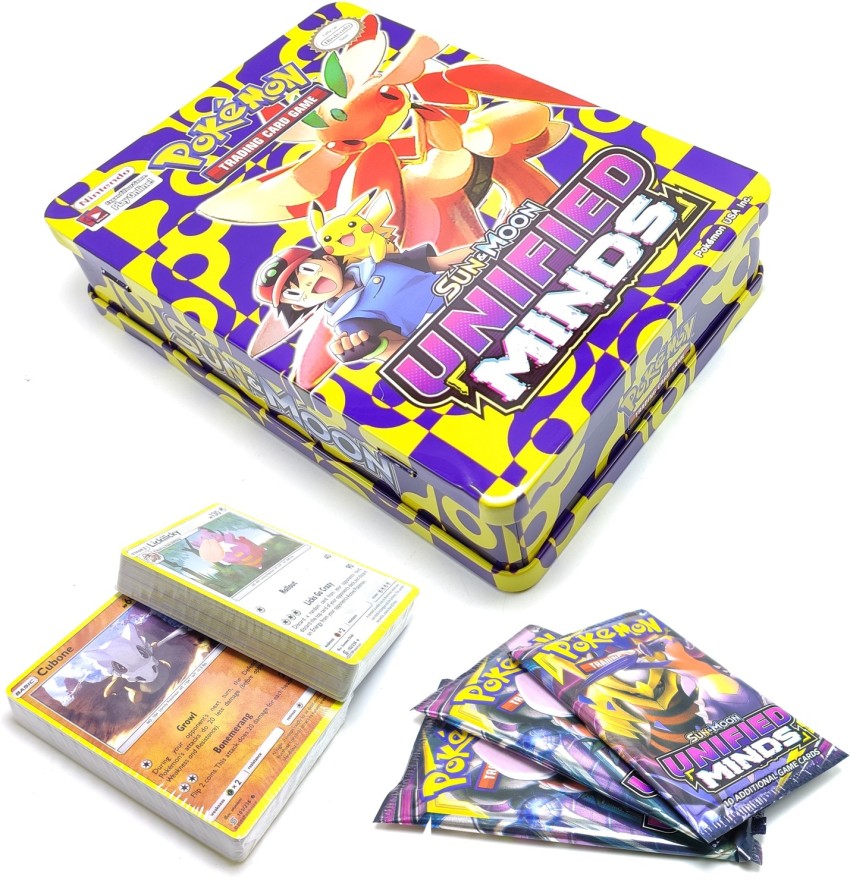 AncientKart Pokemon Unified Minds Big Booster Tin with 80 cards