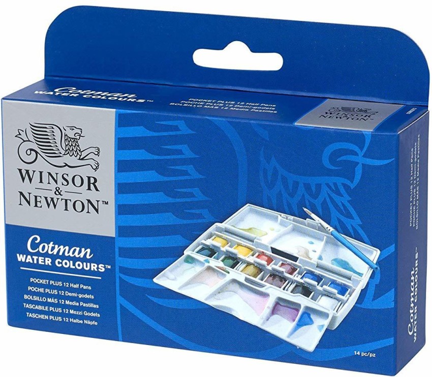 Winsor & Newton Cotman Water Colour Paint Pocket Plus Set 