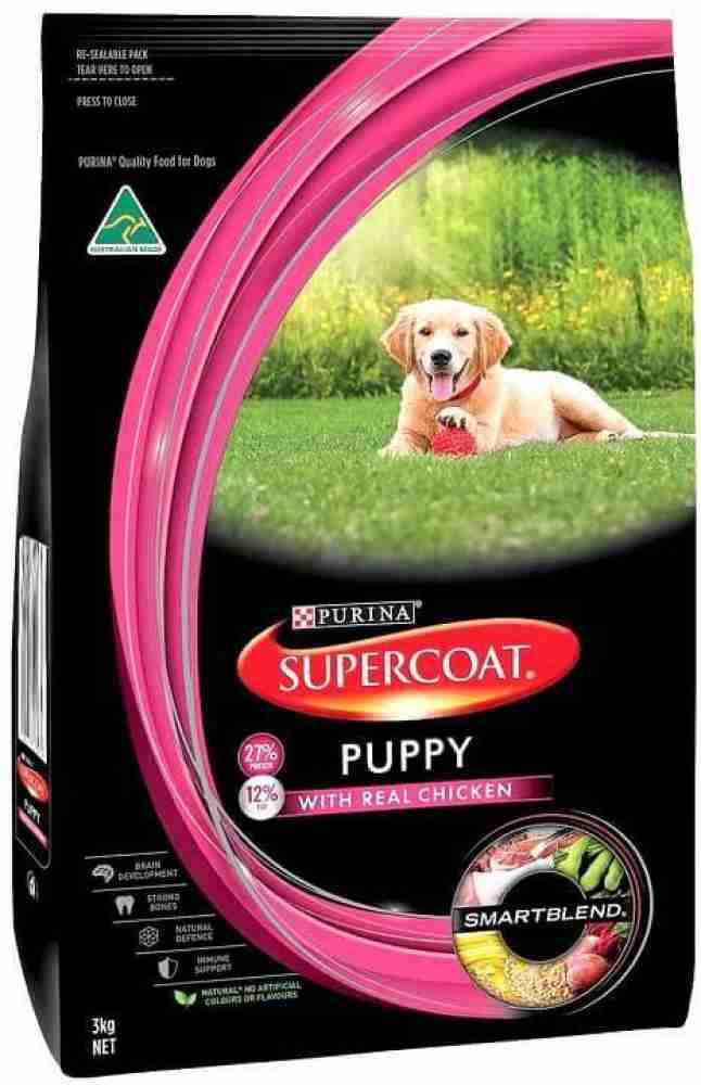 purina Nestle Purina Supercoat Puppy with Chicken Dry Dog Food 3kg