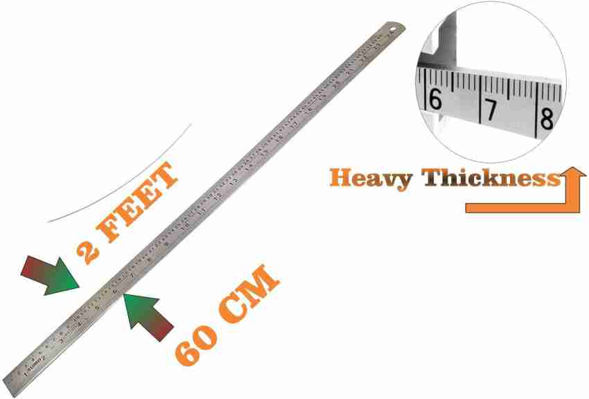 Flipkart Tshot Ruler Scale 2 Feet 60 cm Ruler Ruler