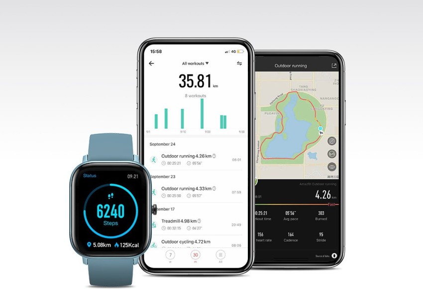 Xiaomi amazfit montre intelligente best sale gps gts