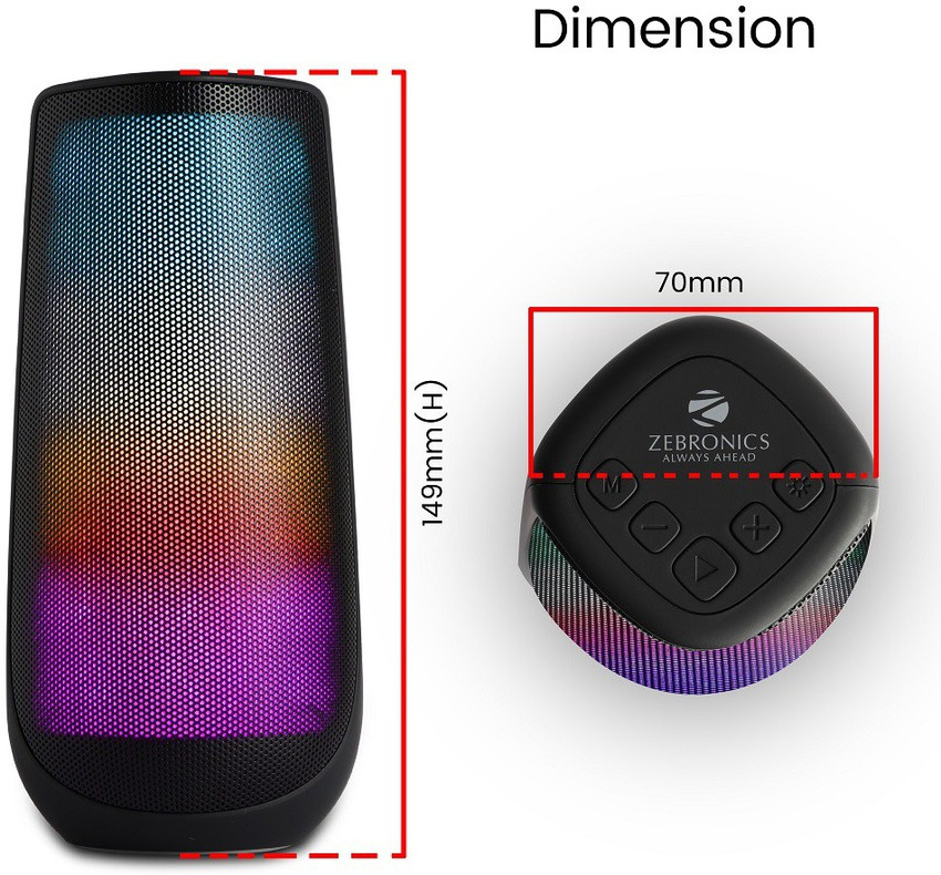 Zebronics bluetooth sale speaker flipkart