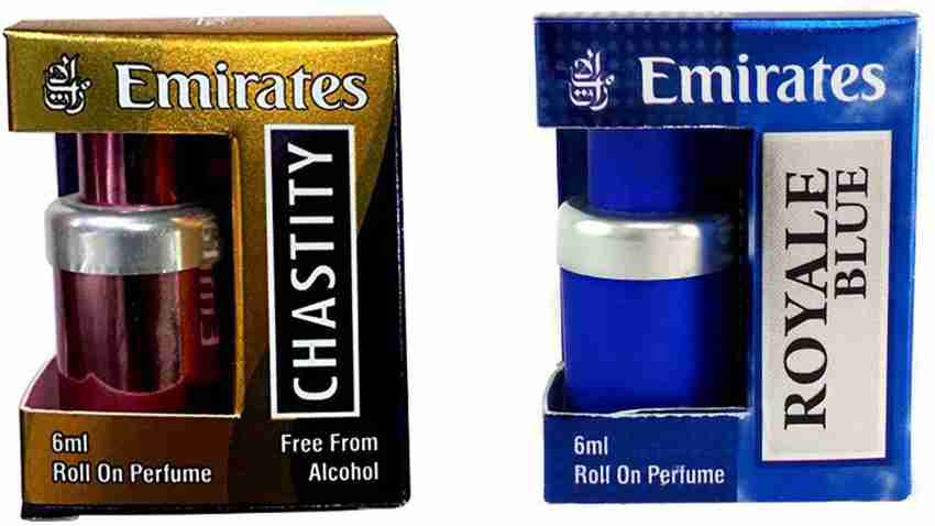 Emirates Chastity Royal Blue Long Lasting Combo Floral Attar Floral Attar