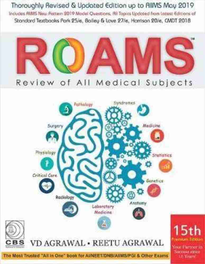 Roams Review of All Medical Subjects(2 Volume Set):18th Edition 2024 By VD  Agrawal