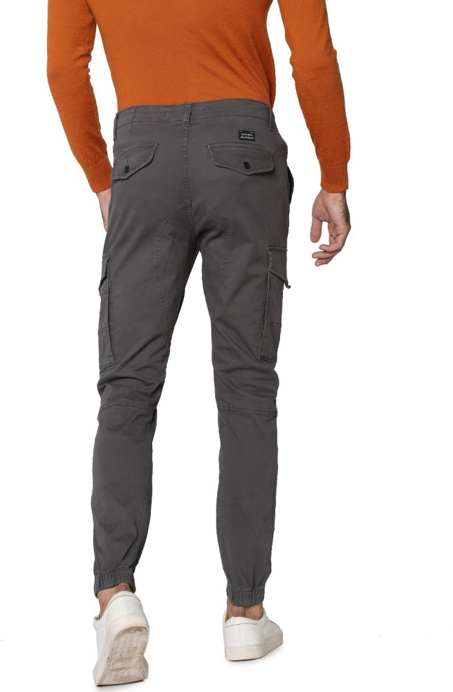 Buy Jack  Jones Black Regular Fit Cargo Jeans for Men Online  Tata CLiQ