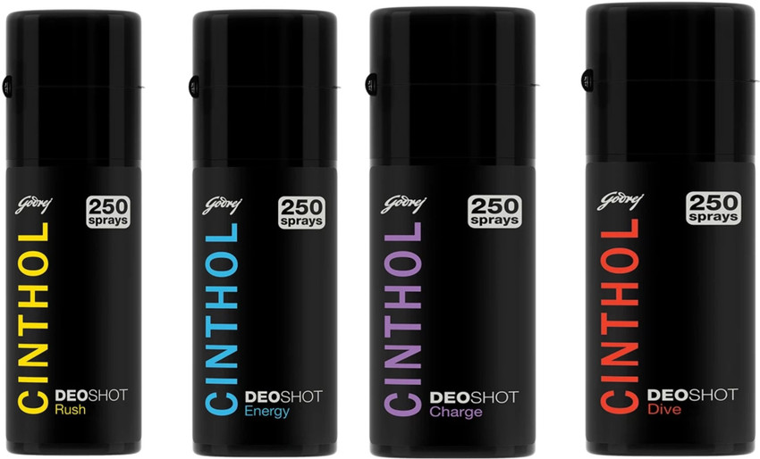 CINTHOL Deo Shot Perfume Body Spray For Men Women Price in