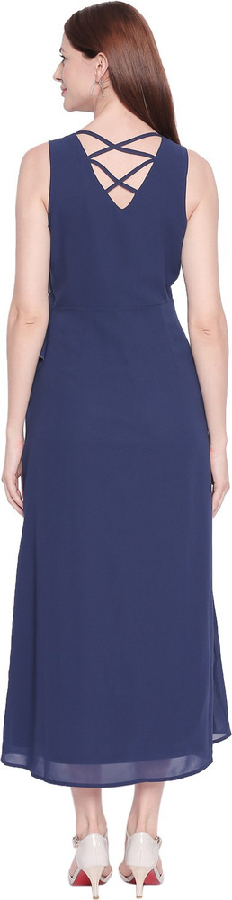 Forever Glam By Pantaloons Women Maxi Blue Dress Buy Forever Glam By Pantaloons Women Maxi Blue Dress Online at Best Prices in India Flipkart