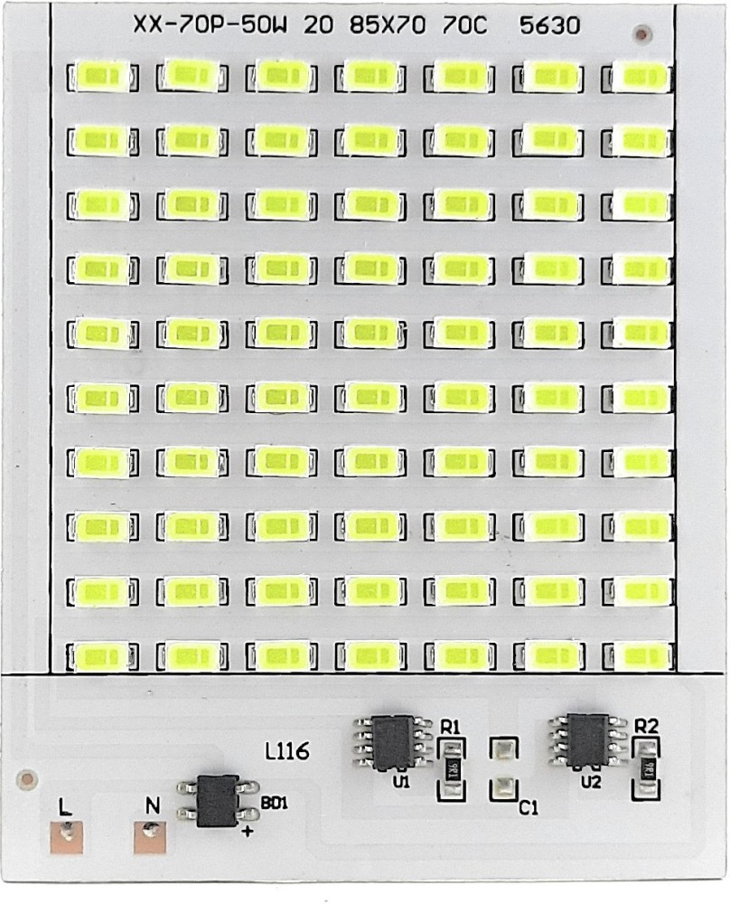 SME 50 Watt LED Bulb Raw Material Direct On Board 70 LED MCPCB