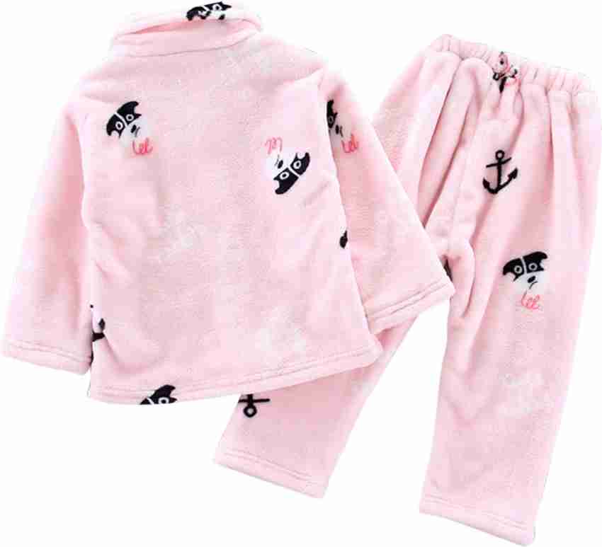 Hopscotch Kids Nightwear Girls Animal Print Polyester Blend Price