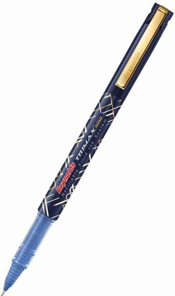 Reynolds Trimax Gold Blue Gel Pen Buy Reynolds Trimax Gold Blue