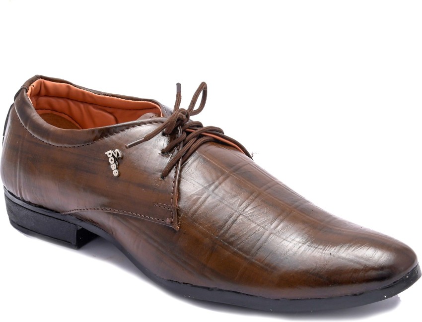 Boys Matte Cognac Brown Tan Dress Shoes