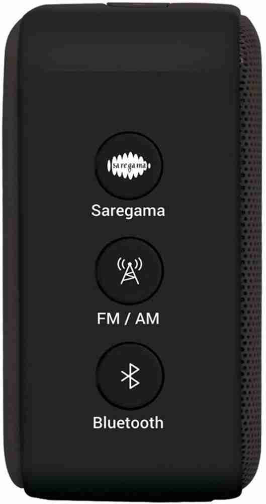Buy saregama carvaan SCM02 Mini Bluetooth Speaker Moonlight Black
