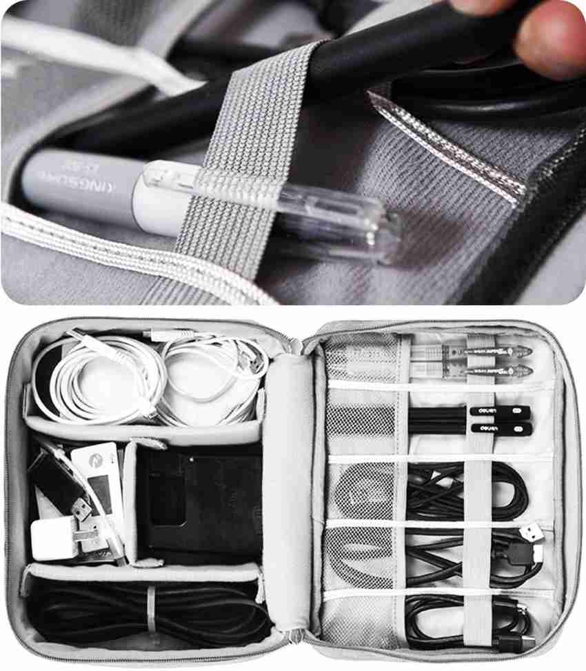Travel Digital Accessories Storage Bag, Gadget Organizer Case Portable  Zippered Pouch For All Small Gadgets Tablet