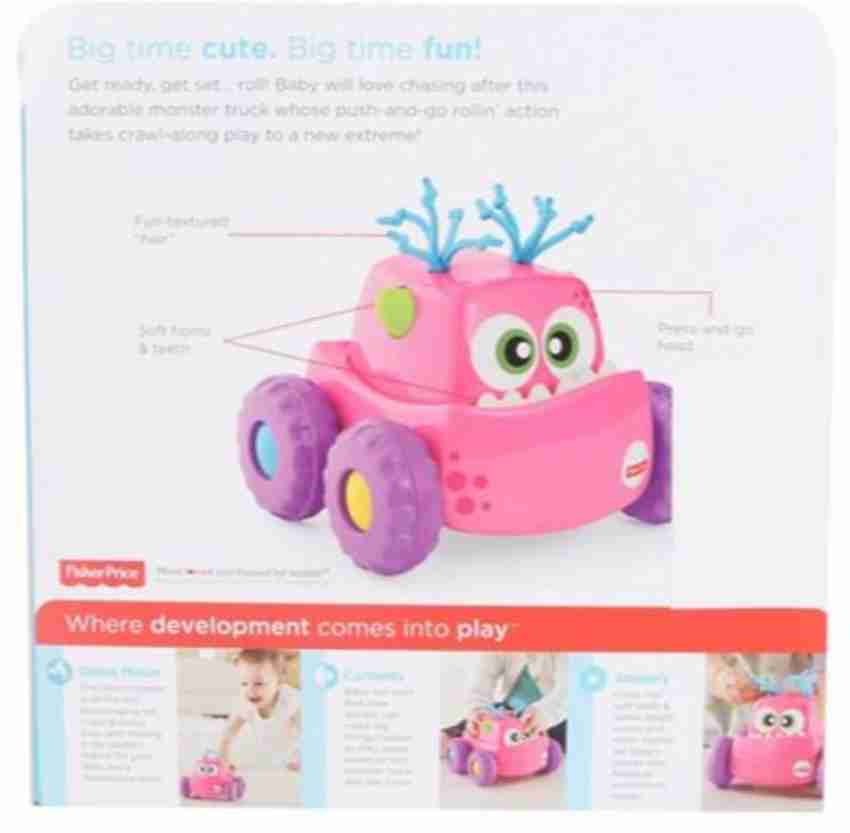 Fisher price press n clearance go monster truck pink