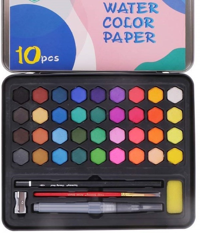 FABER CASTELL – WATER COLOR CAKES – 21 Colors – Ay stationery