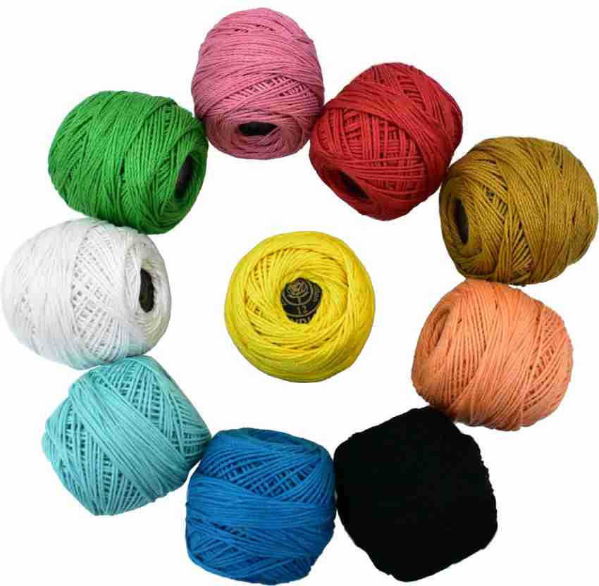 Embroidery material Crochet Needles with Thick Crochet Thread Combo for  Craft and Embroidery - Crochet Needles with Thick Crochet Thread Combo for  Craft and Embroidery . shop for Embroidery material products in India.
