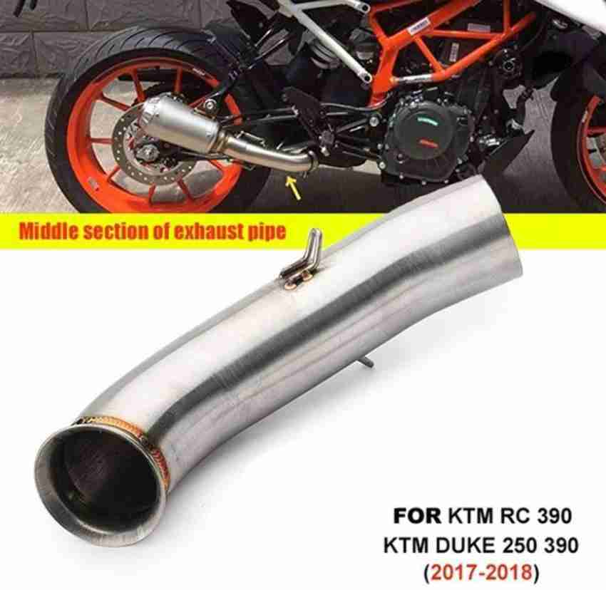 Exhaust pipe clearance sections