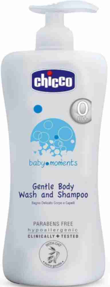 Chicco Baby Moments Gentle Body Wash and Shampoo (500ml)