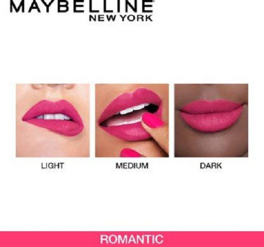 MAYBELLINE NEW YORK Super Stay Matte Ink Liquid Lipstick (30-Romantic, 5ml)  with Beauty Blender Price in India - Buy MAYBELLINE NEW YORK Super Stay  Matte Ink Liquid Lipstick (30-Romantic, 5ml) with Beauty