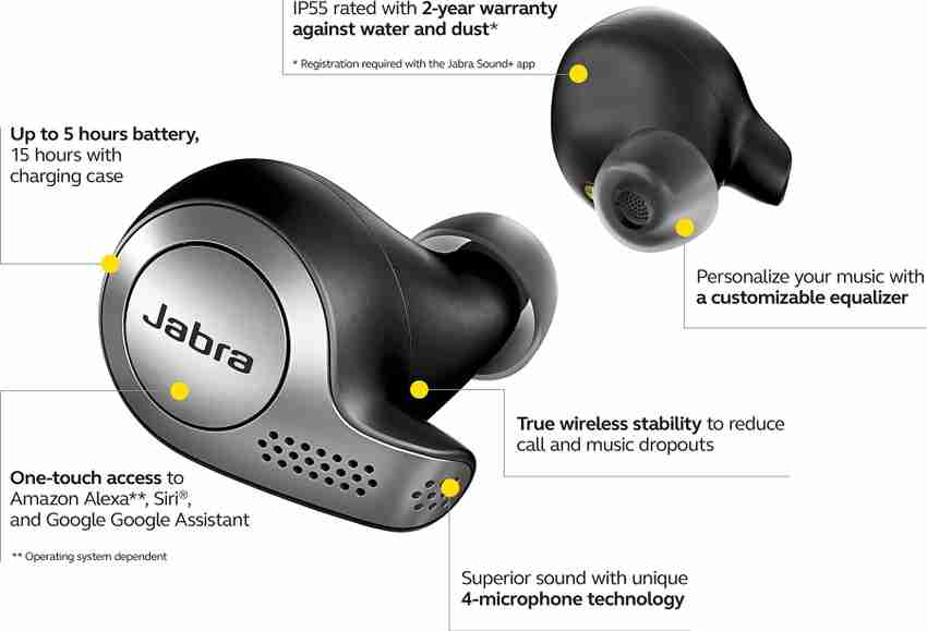 Jabra elite best sale 65t earbuds review