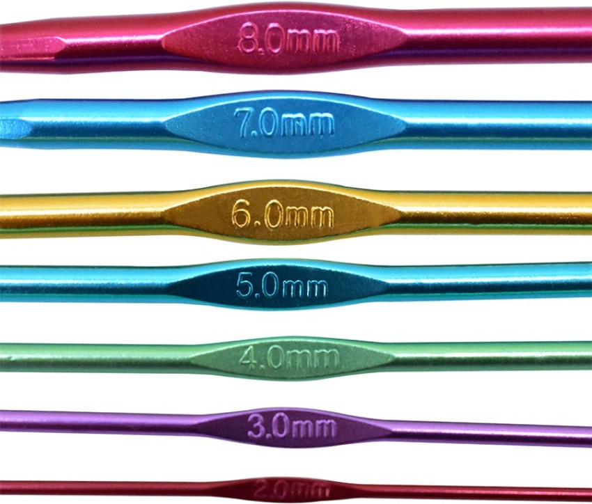 Embroiderymaterial Aluminium Crochet Hook Set of 7 Pieces Hand Sewing Needle  Price in India - Buy Embroiderymaterial Aluminium Crochet Hook Set of 7  Pieces Hand Sewing Needle online at
