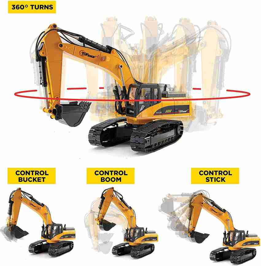 Remote control excavator construction tractor on sale