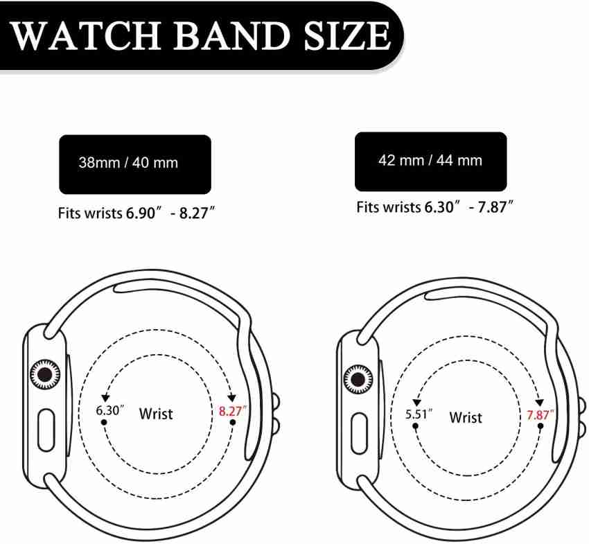 Iwatch series 3 hot sale band size