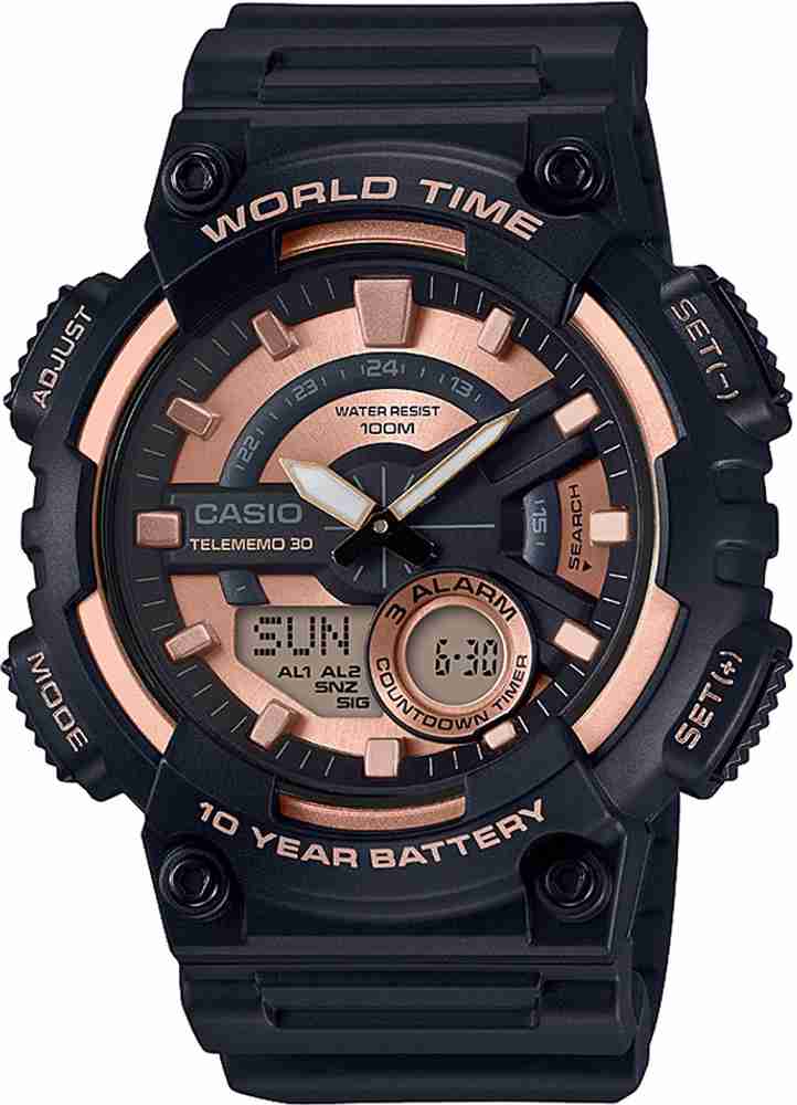 Casio a1323 discount youth analog watch
