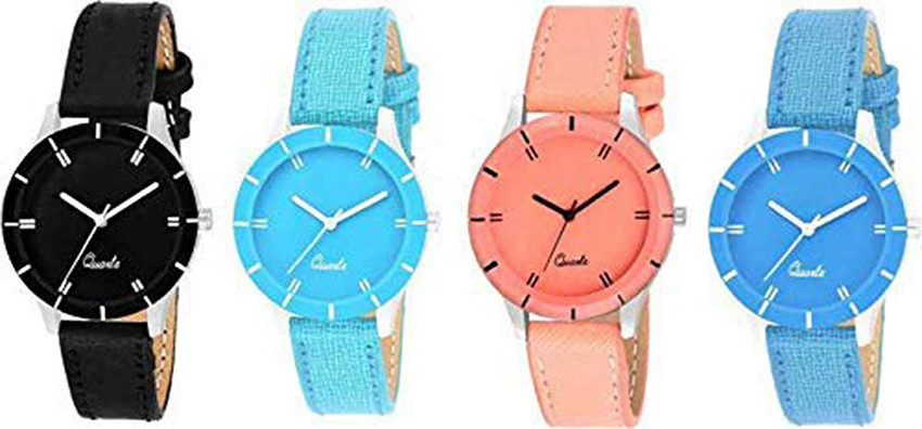 Gopinath Analog Watches Combo Set of 4 for Women OR Girls Pack of