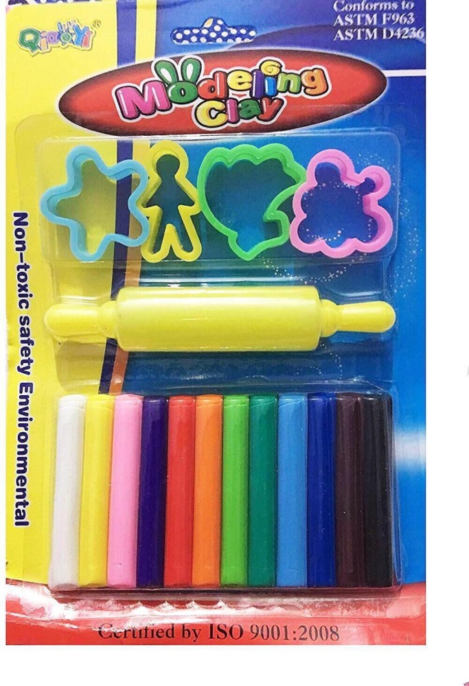 Modeling Clay Sticks 12 Assorted Colors Age 3+