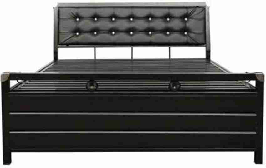 King size metal clearance bed with storage