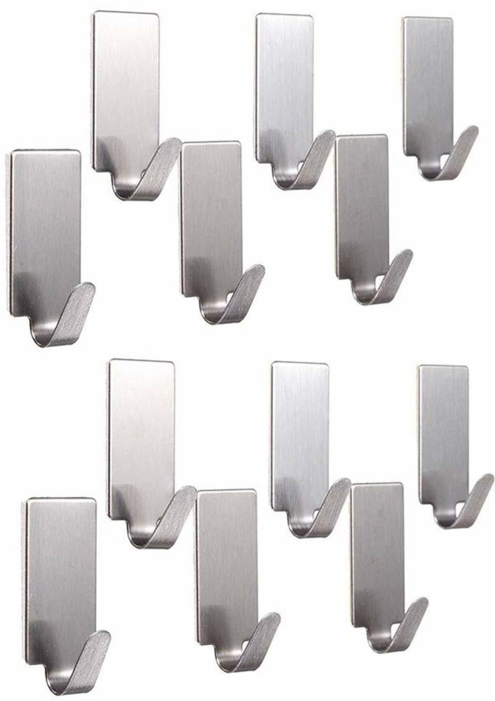 Shreeseller Self Adhesive Wall Hooks,heavy Duty Sticky Hooks for Hanging  (Pack of 12) Curtain Hook Price in India - Buy Shreeseller Self Adhesive  Wall Hooks,heavy Duty Sticky Hooks for Hanging (Pack of