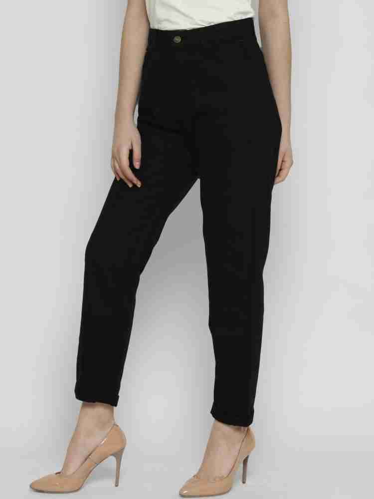 KOTTY Flared Women Black Jeans - Buy KOTTY Flared Women Black Jeans Online  at Best Prices in India