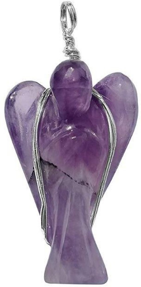 Amethyst fashion angel pendant