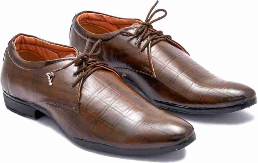 Boys Matte Cognac Brown Tan Dress Shoes