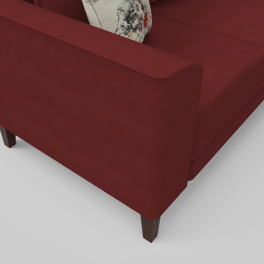 Flipkart Perfect Homes Miranda L Shape RHS Leatherette 6 Seater Sofa -  Price History