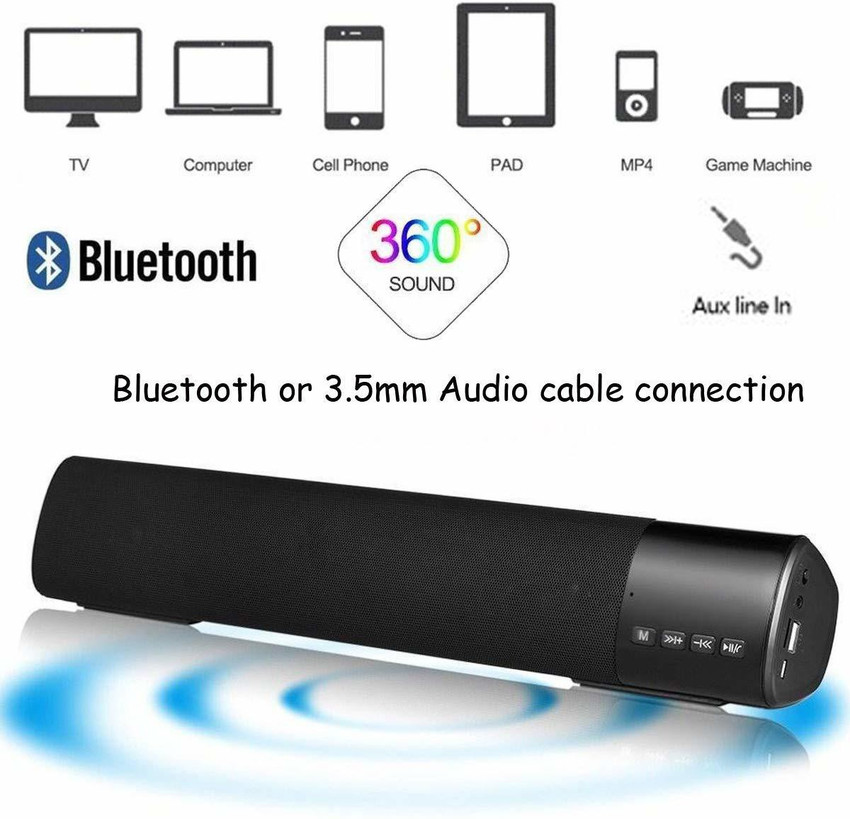 Buy Moda Tech Sound Bar Bluetooth Speaker Wireless Wired Stereo