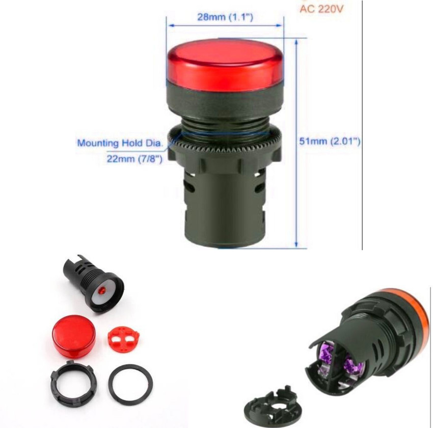3 phase discount voltage indicator light