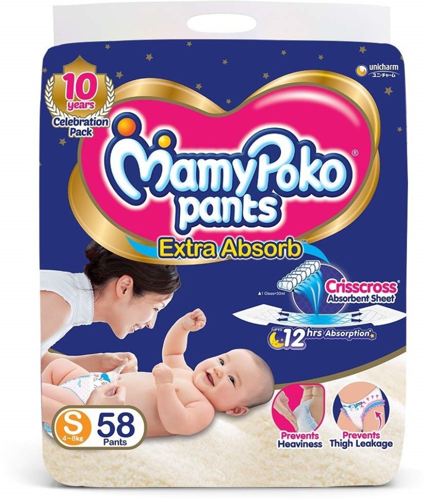 Buy MamyPoko Pants Extra Absorb Baby Diaper Small Pack of 84 Online at  Low Prices in India  Amazonin