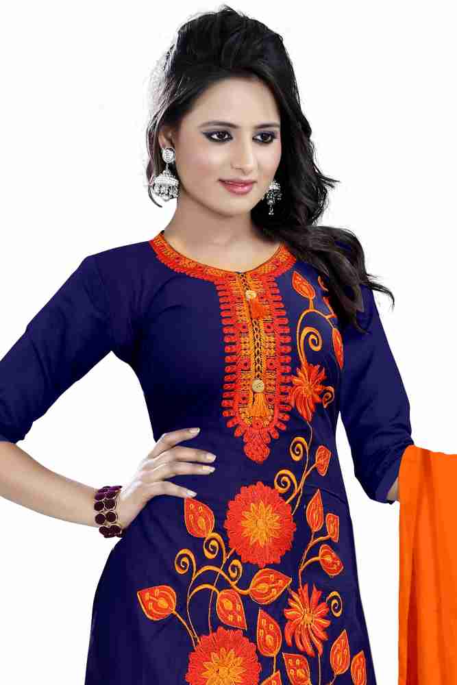 Full sleeve cotton on sale churidar