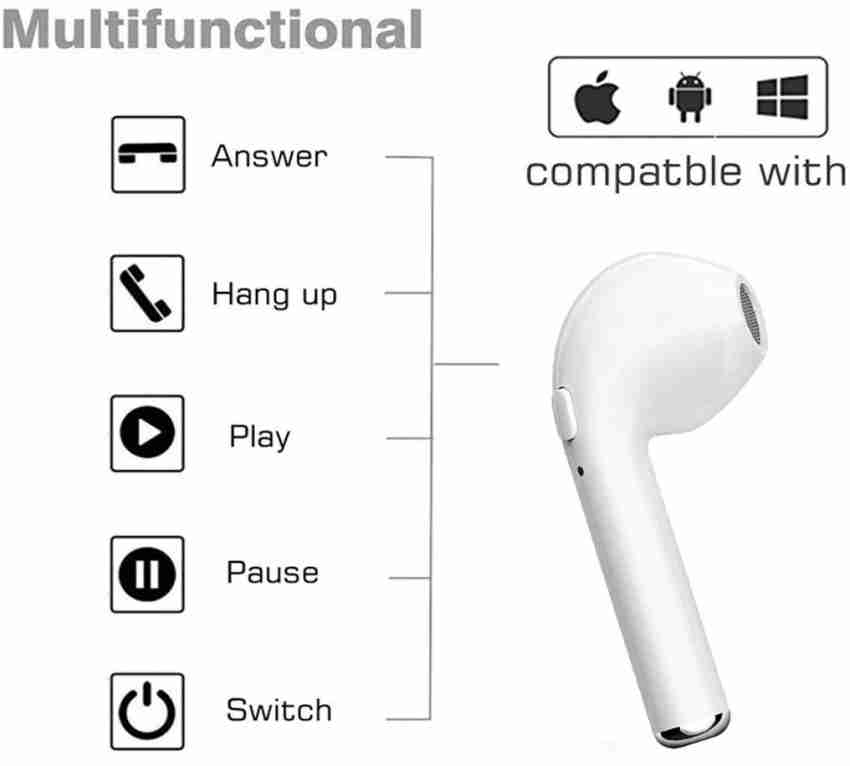 LIFEMUSIC i7 Wireless Earbuds With Charging Box Bluetooth Headset