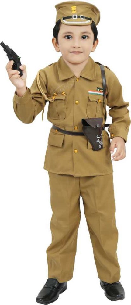 Kids Police Dress Costume 