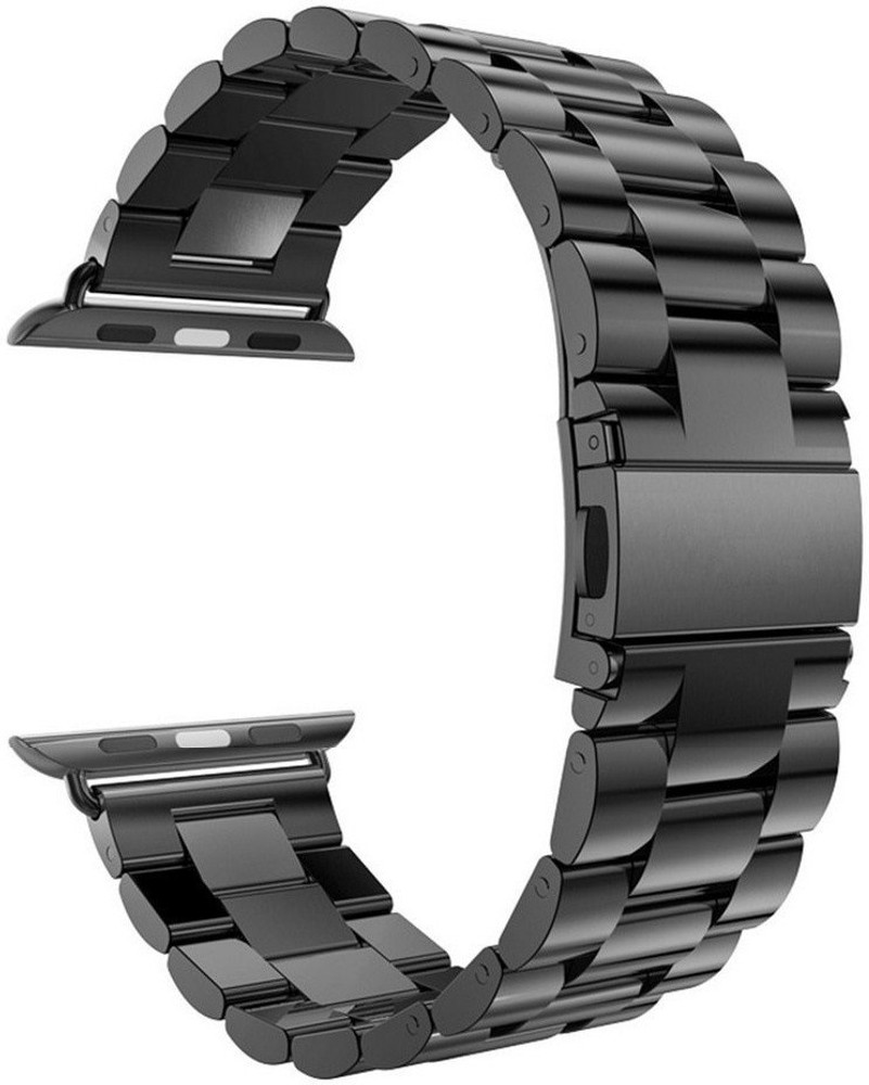 TECLUSIVE Luxury Stainless Steel Metal Chain Strap 42mm 44mm Band