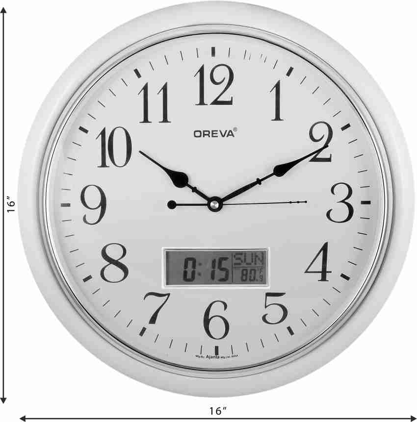 AJANTA Digital 20 cm X 34 cm Wall Clock Price in India - Buy AJANTA Digital  20 cm X 34 cm Wall Clock online at