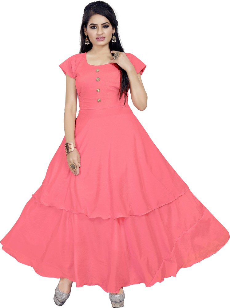 White Long Dress  Buy White Long Dress online at Best Prices in India   Flipkartcom
