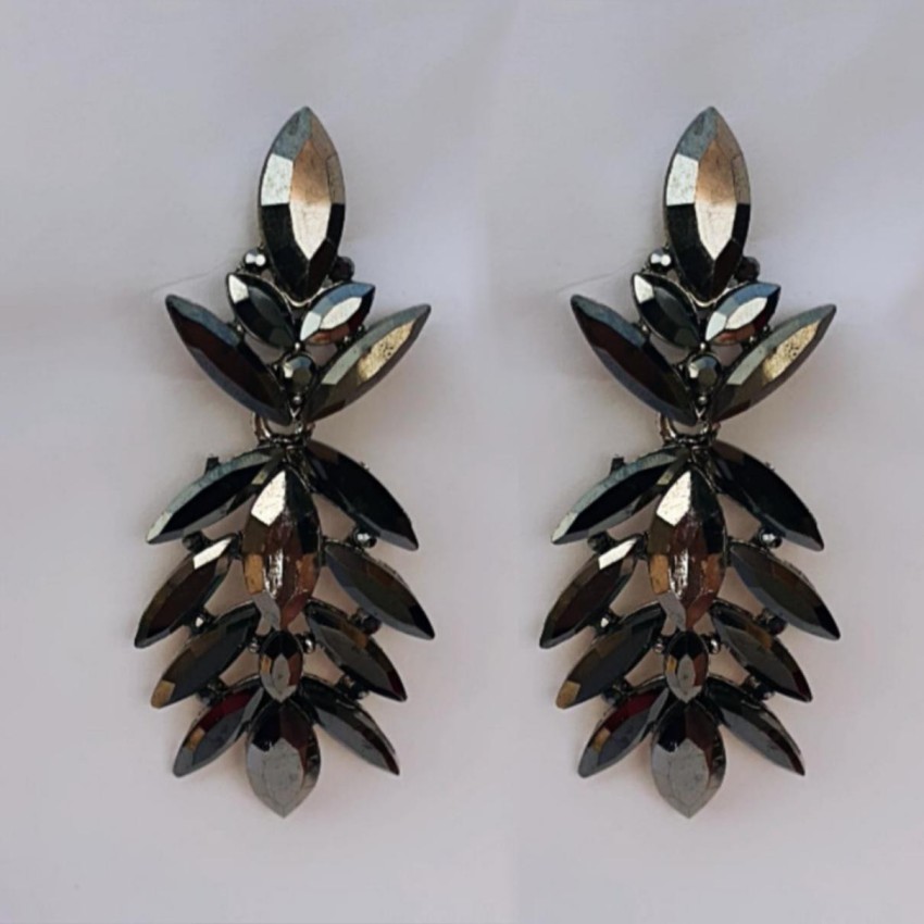 Black earrings 2025 for western dresses