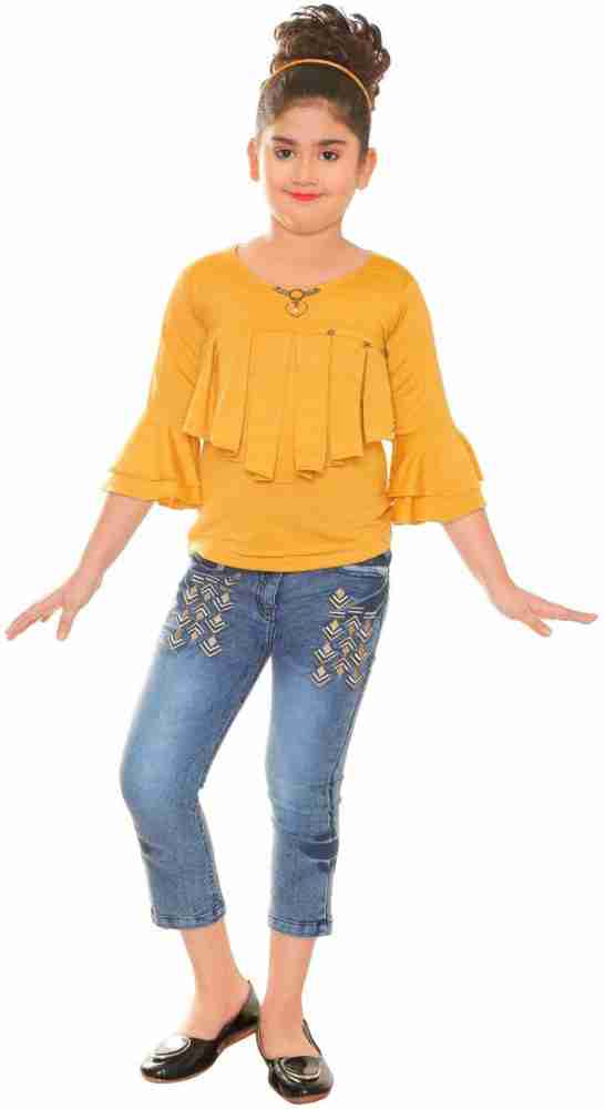 Flipkart girl jeans outlet top